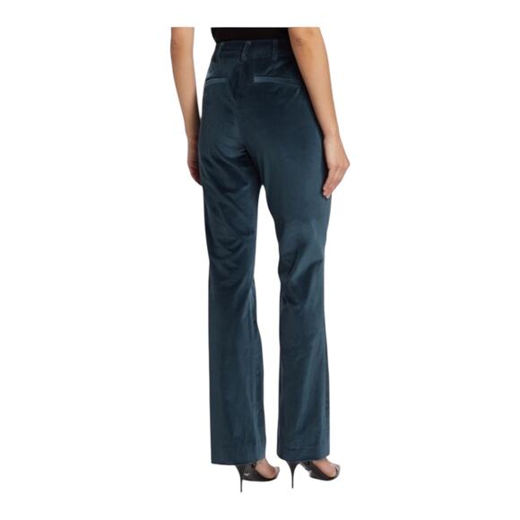 Cinq a Sept Kerry Chenille velvet straight pants blue size 16 - Picture 8 of 8